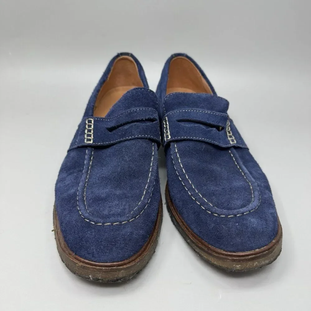 Clarks Artisan Clarkdale Flow Suede Slip On Loafers Mens Size 9.5M Blue